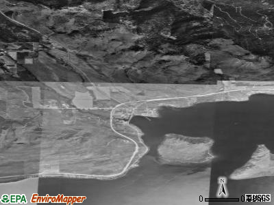 Zip code 59914 satellite photo by USGS
