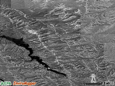 Zip code 59916 satellite photo by USGS