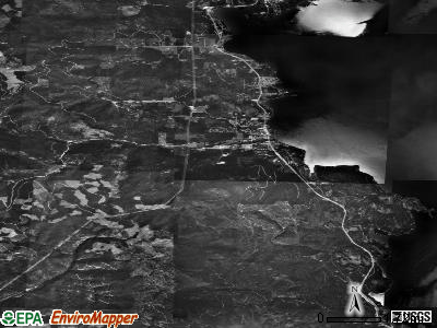 Zip code 59922 satellite photo by USGS