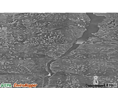 Zip code 59930 satellite photo by USGS