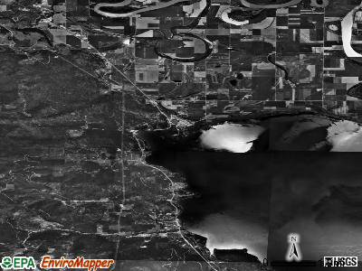 Zip code 59932 satellite photo by USGS