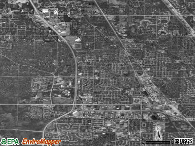 Zip code 60015 satellite photo by USGS