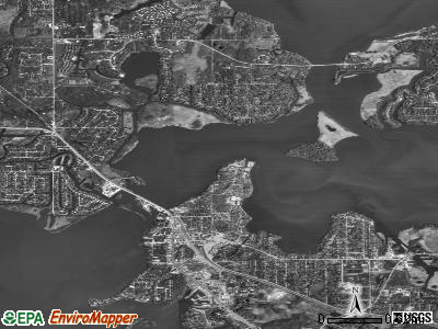 Zip code 60020 satellite photo by USGS