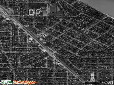 Zip code 60043 satellite photo by USGS