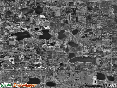 Zip code 60046 satellite photo by USGS