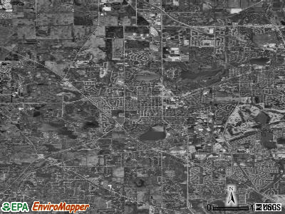 Zip code 60060 satellite photo by USGS