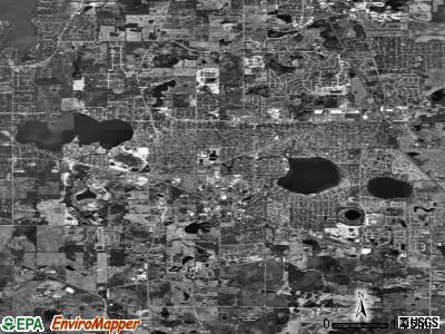 Zip code 60073 satellite photo by USGS