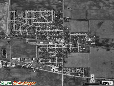 Zip code 60112 satellite photo by USGS