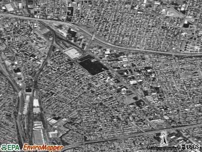 Zip code 07503 satellite photo by USGS