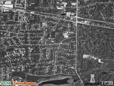 Zip code 60157 satellite photo by USGS