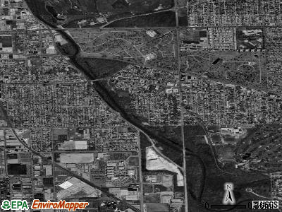 Zip code 60171 satellite photo by USGS