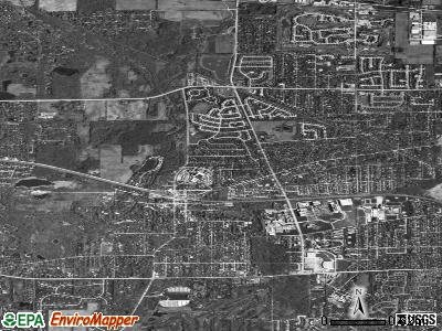 Zip code 60190 satellite photo by USGS