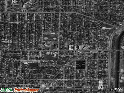 Zip code 60203 satellite photo by USGS