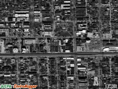 Zip code 60301 satellite photo by USGS
