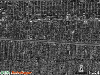 Zip code 60304 satellite photo by USGS