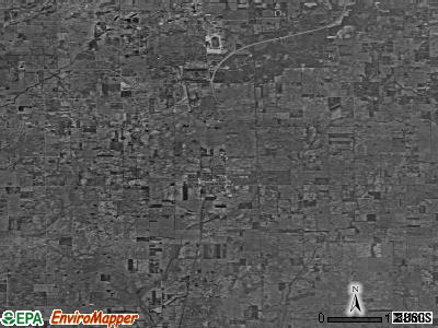 Zip code 60401 satellite photo by USGS