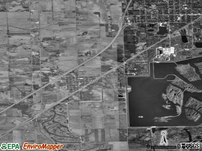 Zip code 60407 satellite photo by USGS