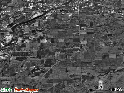 Zip code 60421 satellite photo by USGS