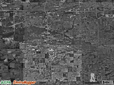 Zip code 60423 satellite photo by USGS