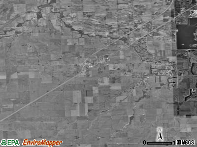 Zip code 60424 satellite photo by USGS