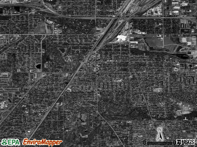 Zip code 60430 satellite photo by USGS