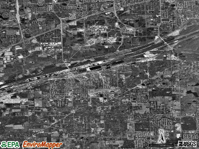 Zip code 60439 satellite photo by USGS