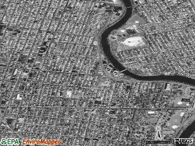 Zip code 07514 satellite photo by USGS