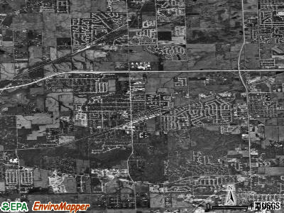 Zip code 60448 satellite photo by USGS