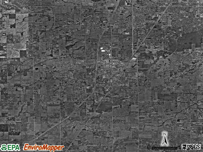 Zip code 60449 satellite photo by USGS