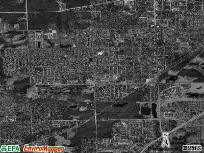 Zip code 60455 satellite photo by USGS
