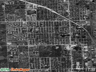 Zip code 60457 satellite photo by USGS