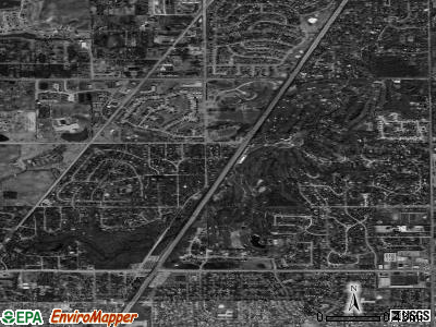 Zip code 60461 satellite photo by USGS