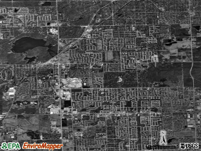 Zip code 60462 satellite photo by USGS