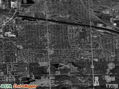 Zip code 60463 satellite photo by USGS