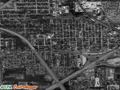 Zip code 60469 satellite photo by USGS