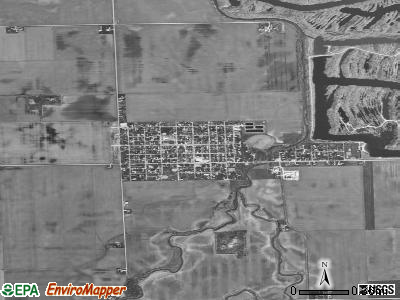 Zip code 60474 satellite photo by USGS