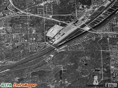 Zip code 60480 satellite photo by USGS