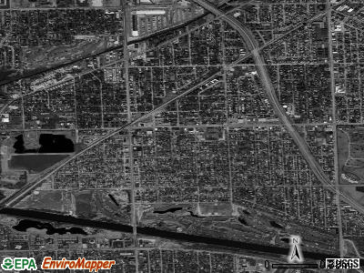 Zip code 60482 satellite photo by USGS