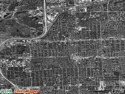 Zip code 60515 satellite photo by USGS