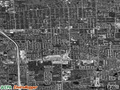 Zip code 60516 satellite photo by USGS
