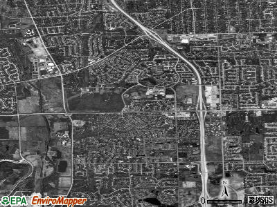 Zip code 60517 satellite photo by USGS