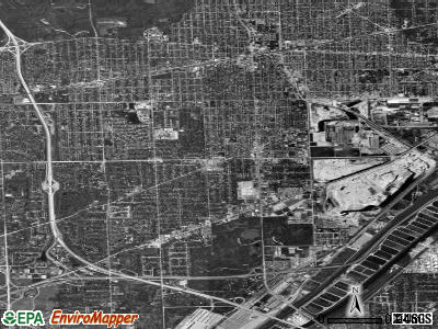 Zip code 60525 satellite photo by USGS