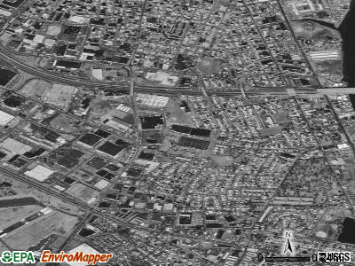 Zip code 07606 satellite photo by USGS