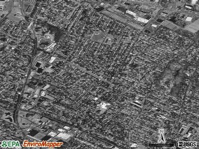 Zip code 07607 satellite photo by USGS