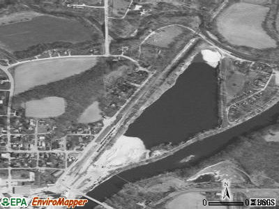 Zip code 60557 satellite photo by USGS