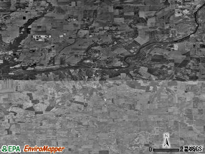 Zip code 60560 satellite photo by USGS