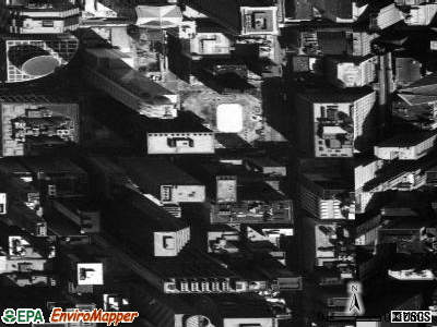 Zip code 60602 satellite photo by USGS