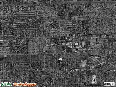 Zip code 60706 satellite photo by USGS