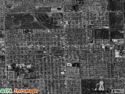 Zip code 60805 satellite photo by USGS