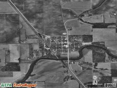 Zip code 60945 satellite photo by USGS